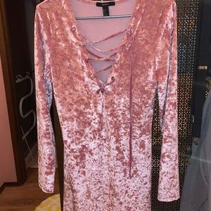 Velvet Pink Dress